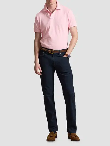 Polo Ralph Lauren Men's The Iconic Mesh Polo Shirt - Bath Pink - Size XXL | Thumbnail 2 Polo Ralph Lauren Men's The Iconic Mesh Polo Shirt - Bath Pink - Size XXL | Thumbnail 2