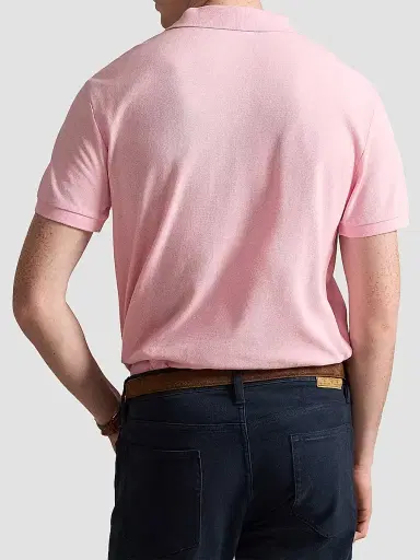 Polo Ralph Lauren Men's The Iconic Mesh Polo Shirt - Bath Pink - Size XXL | Thumbnail 4 Polo Ralph Lauren Men's The Iconic Mesh Polo Shirt - Bath Pink - Size XXL | Thumbnail 4