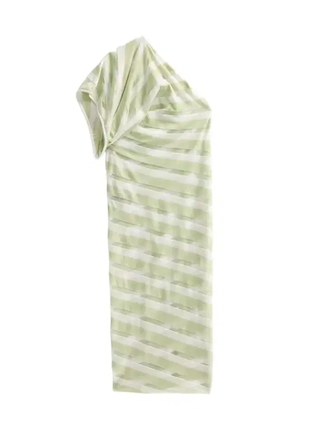 Stella McCartney Women's EXCLUSIVE. One-Shoulder Layered Sheer Striped Knit Midi Dress