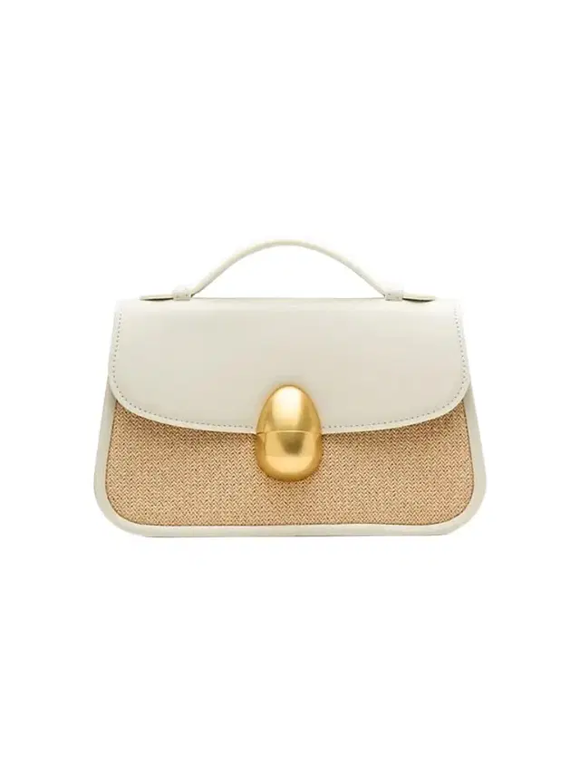 Neous Women's Phoenix 1.0 Raffia-Leather Crossbody Bag - Natural Cream