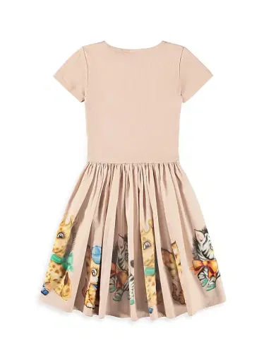 Molo Little Girl's & Girl's Cissa Printed A-Line Dress - Vintage Blush | Thumbnail 2 Molo Little Girl's & Girl's Cissa Printed A-Line Dress - Vintage Blush | Thumbnail 2