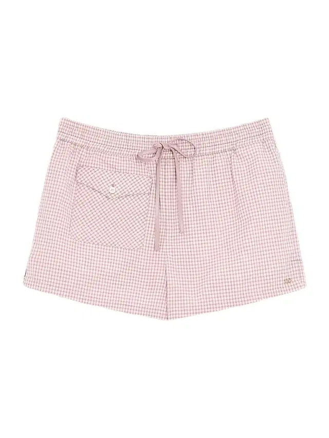 Valentino Garavani Women's Check Pattern Shorts - Pink