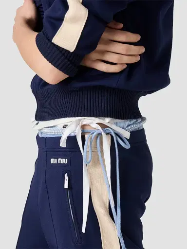 Miu Miu Women's Technical Fabric Pants | Thumbnail 5 Miu Miu Women's Technical Fabric Pants | Thumbnail 5