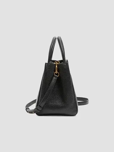Valentino Garavani Women's Alltime Medium Handbag in Grainy Calfskin - Black | Thumbnail 3 Valentino Garavani Women's Alltime Medium Handbag in Grainy Calfskin - Black | Thumbnail 3
