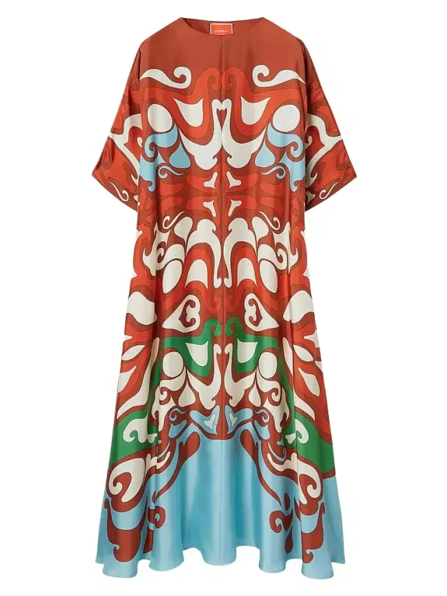 Women's Muumuu Dress - Phoenix Place Light Blue