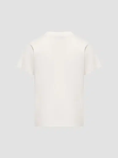 Moncler Little Boy's & Boy's Crew Neck in Cotton - White - Size 10 | Thumbnail 2