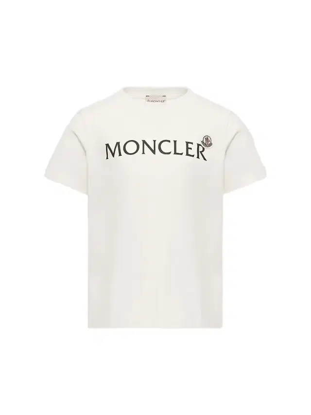 Moncler Little Boy's & Boy's Crew Neck in Cotton - White