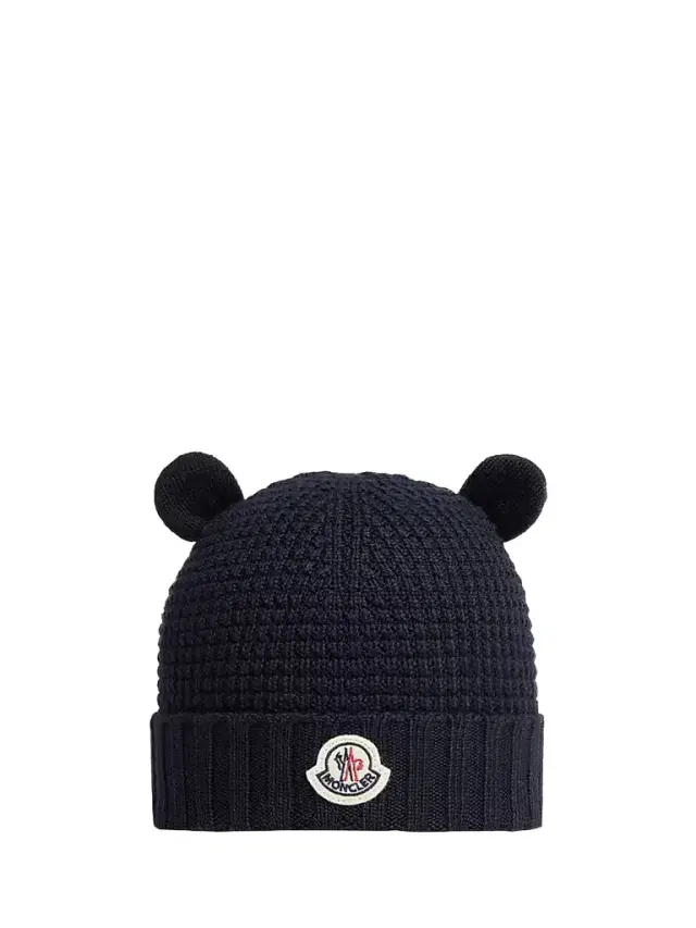 Moncler Baby's Beanie in Wool - Navy Blue