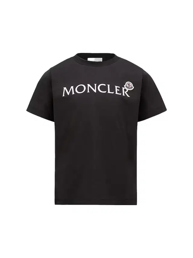 Moncler Little Boy's & Boy's Crew Neck in Cotton - Black