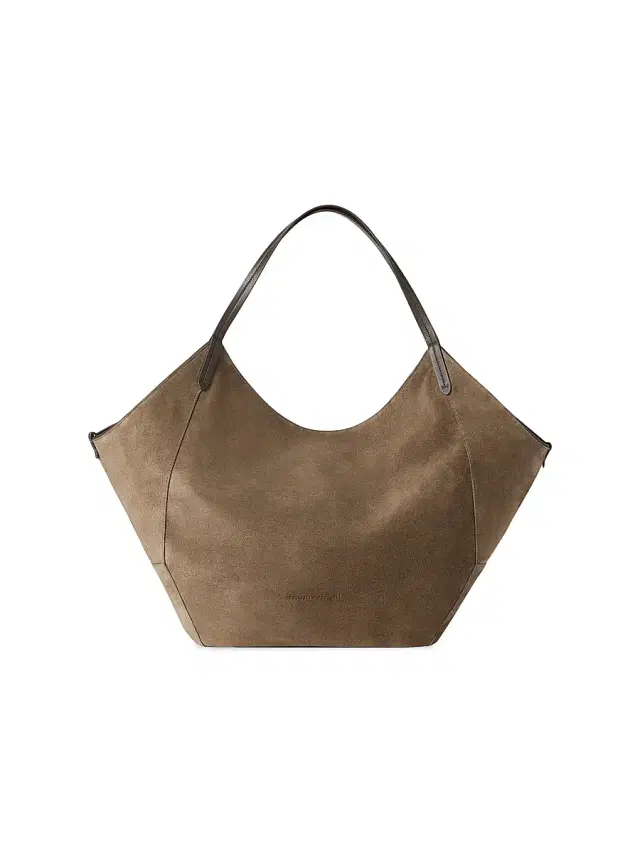 Brunello Cucinelli Women's Duo Shopper Bag in Water Resistant Alpaca and Wool - Brown