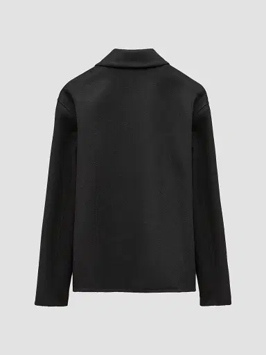 Loewe Men's Wool-Cashmere Workwear Jacket - Black - Size 44 | Thumbnail 2