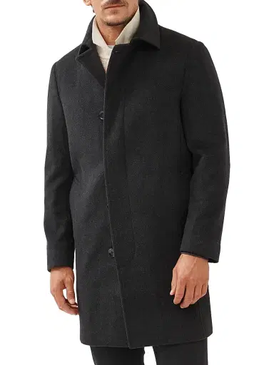 Rodd & Gunn Men's Archers Wool & Cashmere-Blend Coat - Granite - Size XS | Thumbnail 3 Rodd & Gunn Men's Archers Wool & Cashmere-Blend Coat - Granite - Size XS | Thumbnail 3