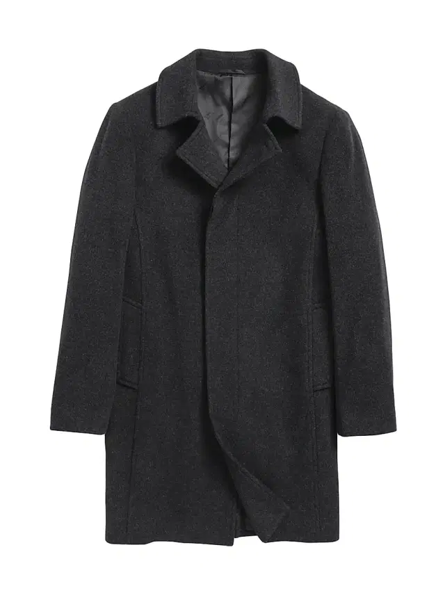 Men's Archers Wool & Cashmere-Blend Coat - Granite