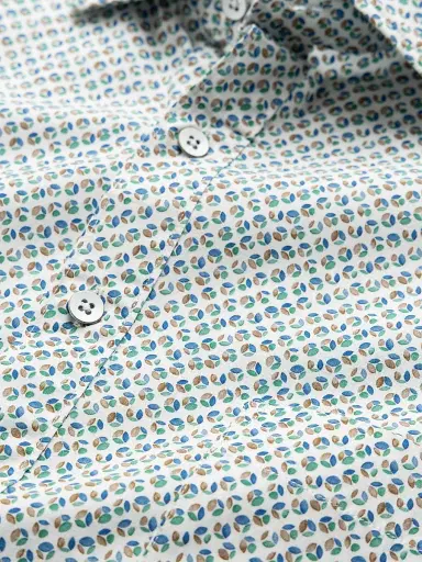 Rodd & Gunn Men's Underwood Geometric Cotton Slim-Fit Shirt - Autumn - Size XL | Thumbnail 5 Rodd & Gunn Men's Underwood Geometric Cotton Slim-Fit Shirt - Autumn - Size XL | Thumbnail 5