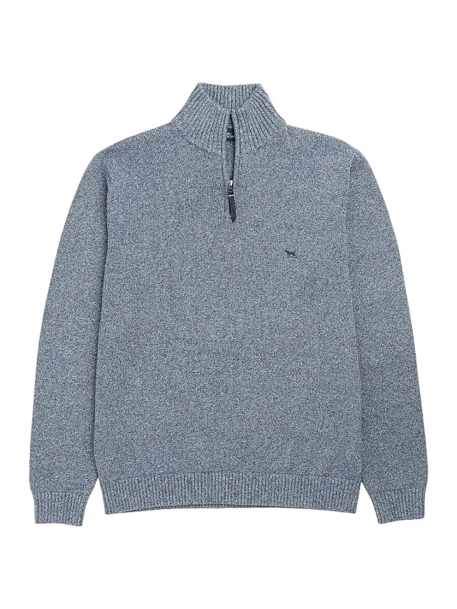 Men's Merrick Bay Quarter-Zip Sweater - Indigo
