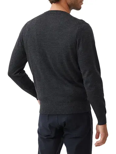 Rodd & Gunn Men's Ferndale Wool Crewneck Sweater - Charcoal Marle - Size XXL | Thumbnail 4 Rodd & Gunn Men's Ferndale Wool Crewneck Sweater - Charcoal Marle - Size XXL | Thumbnail 4