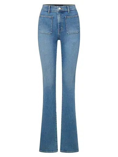Veronica Beard Women's Beverly Skinny Flare Patch Pocket Jeans - Sierra | Thumbnail 1