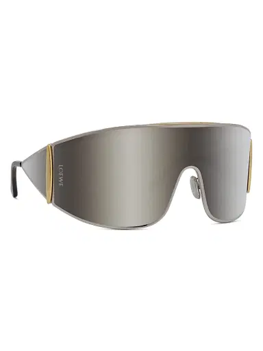 Loewe Women's Signature Mirrored Wrap Sunglasses | Thumbnail 8