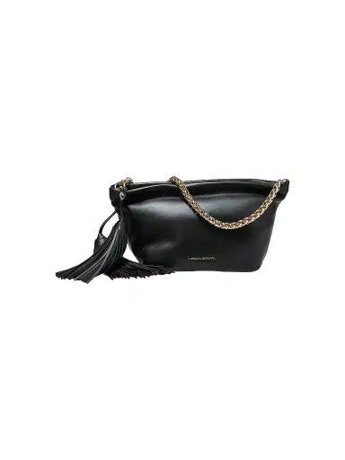 Carolina Herrera Women's Pia  Leather Clutch - Black | Thumbnail 1