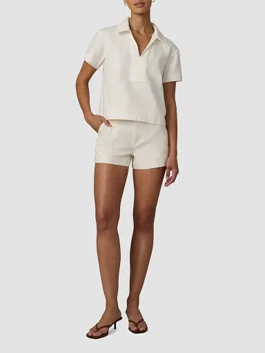 Joe's Jeans Women's The Karter Trouser Shorts - Milk - Size 32 | Thumbnail 2