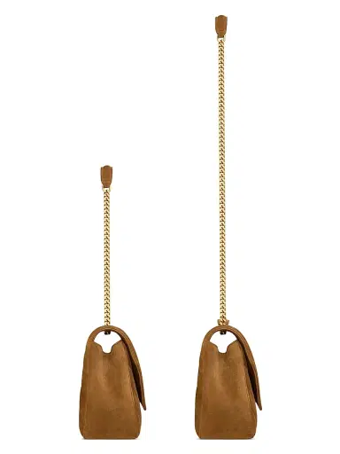 Saint Laurent Women's Loulou Medium in Matelassé Suede Shoulder Bag | Thumbnail 6 Saint Laurent Women's Loulou Medium in Matelassé Suede Shoulder Bag | Thumbnail 6