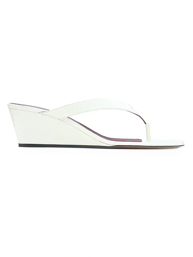 Neous Women's Tercus 50MM Patent Leather Wedge Sandals - Cream