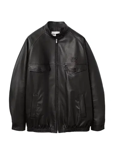 Miu Miu Women's Nappa Leather Jacket - Black - Size 0 | Thumbnail 1