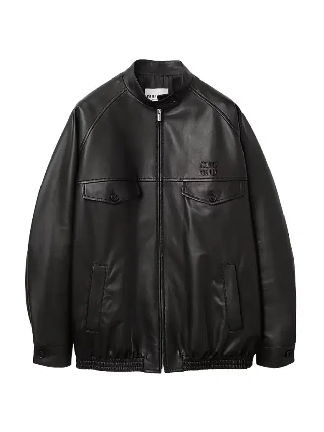Miu Miu Women's Nappa Leather Jacket - Black