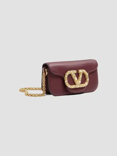 Valentino Garavani Women's Loco Shoulder Bag - Rosewood | Thumbnail 3