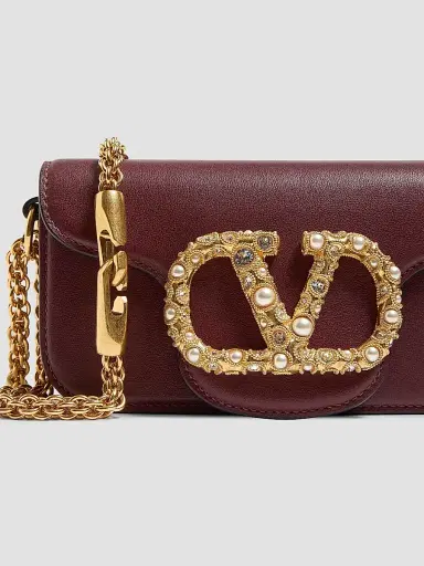 Valentino Garavani Women's Loco Shoulder Bag - Rosewood | Thumbnail 7