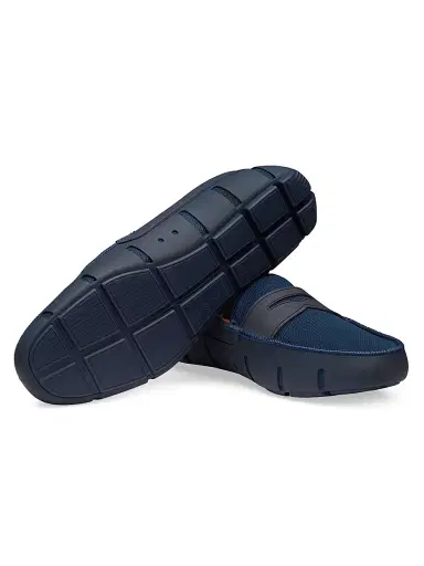 SWIMS Men's Mesh & Rubber Penny Loafers - Navy - Size 14 | Thumbnail 4 SWIMS Men's Mesh & Rubber Penny Loafers - Navy - Size 14 | Thumbnail 4