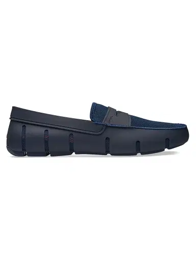 SWIMS Men's Mesh & Rubber Penny Loafers - Navy - Size 14 | Thumbnail 1 SWIMS Men's Mesh & Rubber Penny Loafers - Navy - Size 14 | Thumbnail 1
