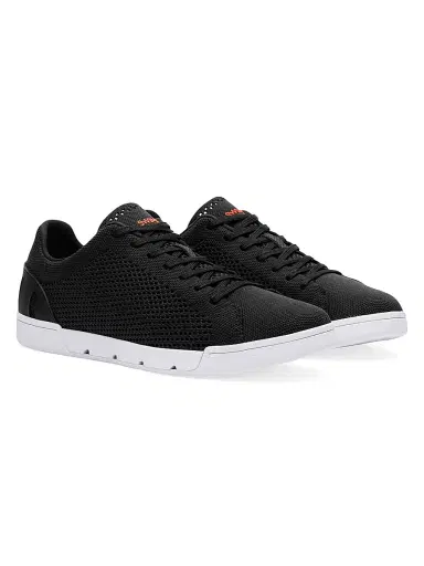 SWIMS Men's Breeze Tennis Knit Low-Top Sneakers - Black - Size 14 | Thumbnail 2 SWIMS Men's Breeze Tennis Knit Low-Top Sneakers - Black - Size 14 | Thumbnail 2