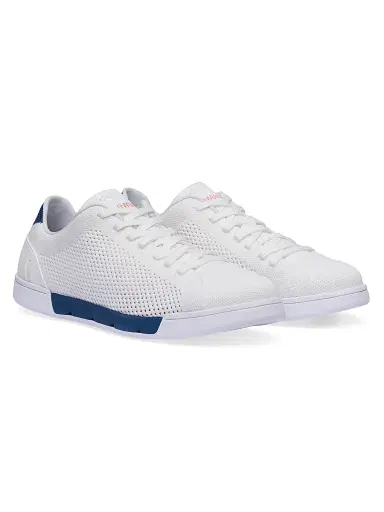 SWIMS Men's Breeze Tennis Knit Low-Top Sneakers - White Ensign Blue - Size 15 | Thumbnail 2 SWIMS Men's Breeze Tennis Knit Low-Top Sneakers - White Ensign Blue - Size 15 | Thumbnail 2
