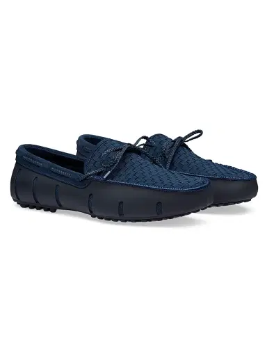 SWIMS Men's Woven Driving Loafers - Navy - Size 15 | Thumbnail 1 SWIMS Men's Woven Driving Loafers - Navy - Size 15 | Thumbnail 1