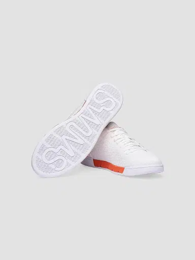 SWIMS Men's Breeze Tennis Knit Low-Top Sneakers - White Swim Orange - Size 15 | Thumbnail 4 SWIMS Men's Breeze Tennis Knit Low-Top Sneakers - White Swim Orange - Size 15 | Thumbnail 4