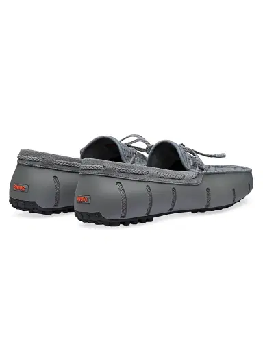 SWIMS Men's Woven Driving Loafers - Grey - Size 15 | Thumbnail 3 SWIMS Men's Woven Driving Loafers - Grey - Size 15 | Thumbnail 3