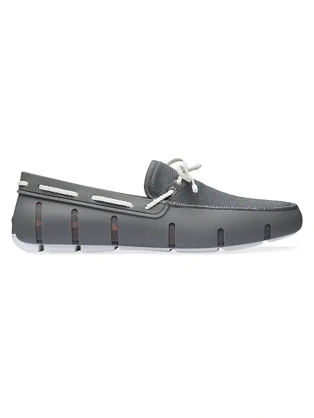 Men's Braided Lace Loafers - Basalt Grey