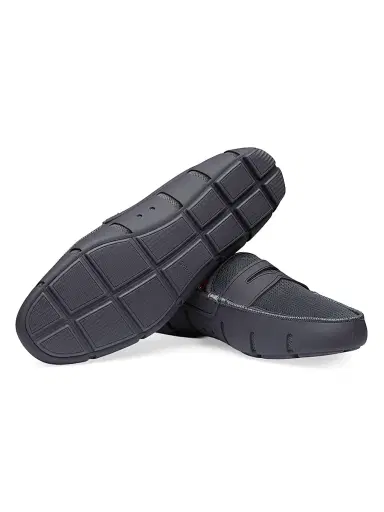 SWIMS Men's Mesh & Rubber Penny Loafers - Charcoal - Size 14 | Thumbnail 4 SWIMS Men's Mesh & Rubber Penny Loafers - Charcoal - Size 14 | Thumbnail 4