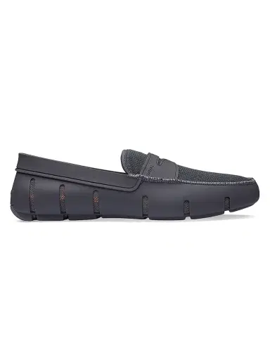 SWIMS Men's Mesh & Rubber Penny Loafers - Charcoal - Size 14 | Thumbnail 1 SWIMS Men's Mesh & Rubber Penny Loafers - Charcoal - Size 14 | Thumbnail 1