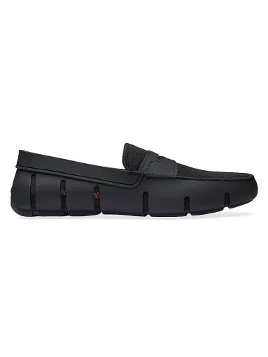 SWIMS Men's Mesh & Rubber Penny Loafers - Black - Size 15 | Thumbnail 1 SWIMS Men's Mesh & Rubber Penny Loafers - Black - Size 15 | Thumbnail 1