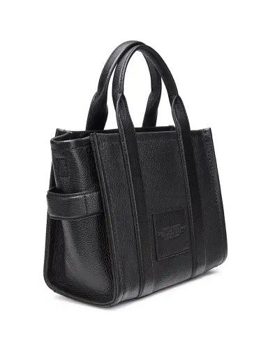 Marc Jacobs Women's The Leather Small Tote Bag - Black | Thumbnail 5