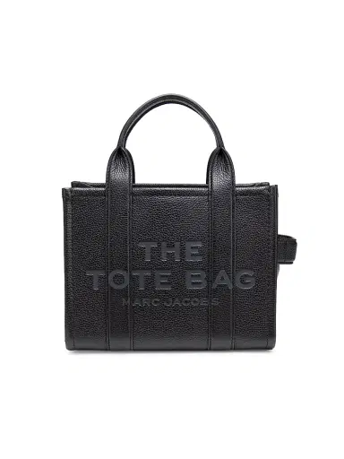 Marc Jacobs Women's The Leather Small Tote Bag - Black | Thumbnail 1
