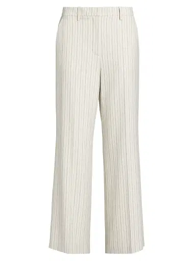 Elie Tahari Women's The Liliana Pinstriped Straight-Leg Pants | Thumbnail 1