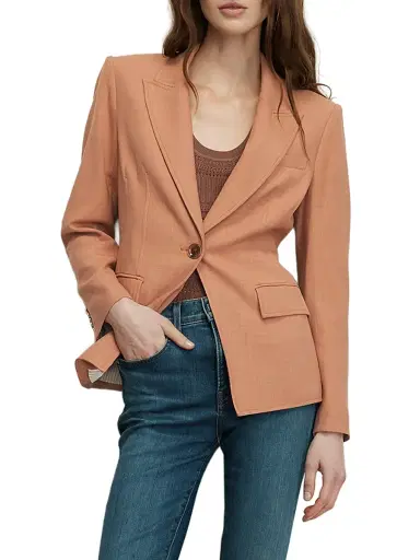 Veronica Beard Women's Isaac Dickey Jacket - Chai - Size 16 | Thumbnail 4 Veronica Beard Women's Isaac Dickey Jacket - Chai - Size 16 | Thumbnail 4