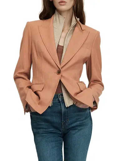 Veronica Beard Women's Isaac Dickey Jacket - Chai - Size 16 | Thumbnail 5 Veronica Beard Women's Isaac Dickey Jacket - Chai - Size 16 | Thumbnail 5