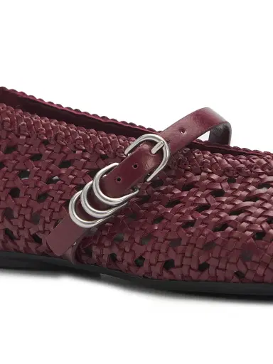 rag & bone Women's Spire Woven Mary Janes | Thumbnail 5