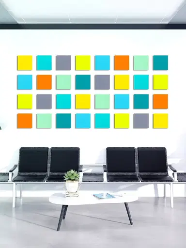 Karo Studios Block Series 32-Piece Water Glass Wall Sculpture | Thumbnail 2 Karo Studios Block Series 32-Piece Water Glass Wall Sculpture | Thumbnail 2