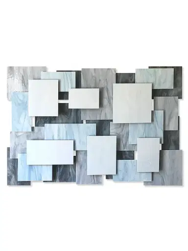 Karo Studios Glass & Metal Wall Sculpture | Thumbnail 1 Karo Studios Glass & Metal Wall Sculpture | Thumbnail 1