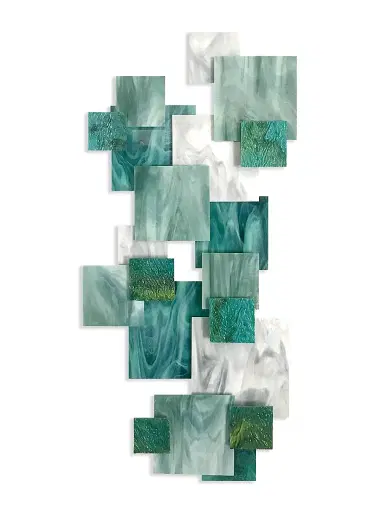 Karo Studios Sunset Vertical Glass Wall Sculpture | Thumbnail 1 Karo Studios Sunset Vertical Glass Wall Sculpture | Thumbnail 1